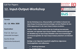 Input-Output-Workshop 2020