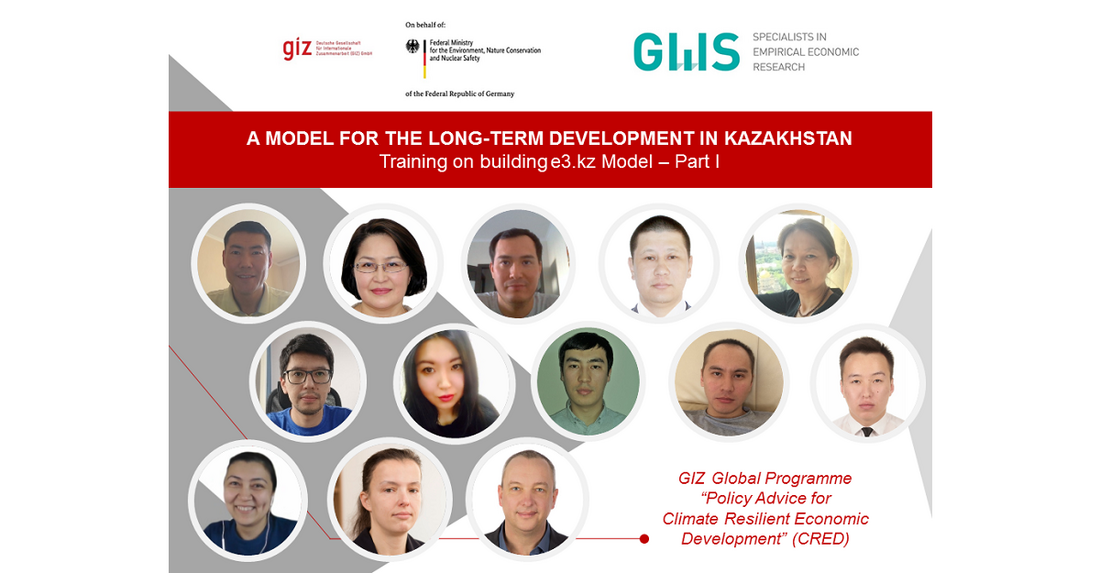 A model for the long-term development in Kazakhstan